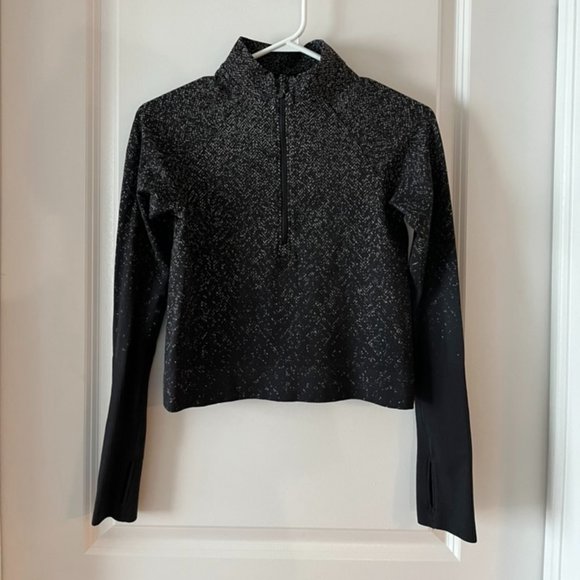 lululemon athletica Tops - Lululemon Cropped Quarter Zip Size 4